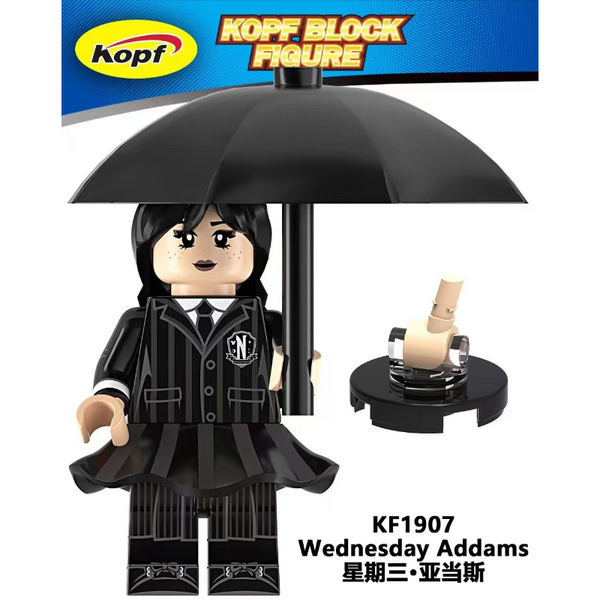 KF1907 KF1908 Wednesday Adams Minifigures – Joy Bricks