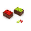 50pcs cherries MOC bricks 22667