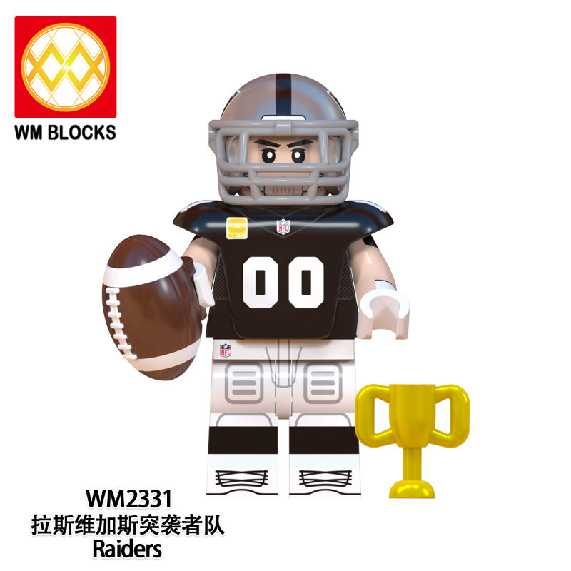 WM6136 Rugby Series Los Angeles Flash Panthers Minifigures – Joy