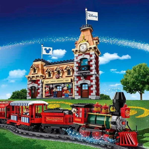 3350PCS J11001 Disney Train And Station 71044 – Joy Bricks
