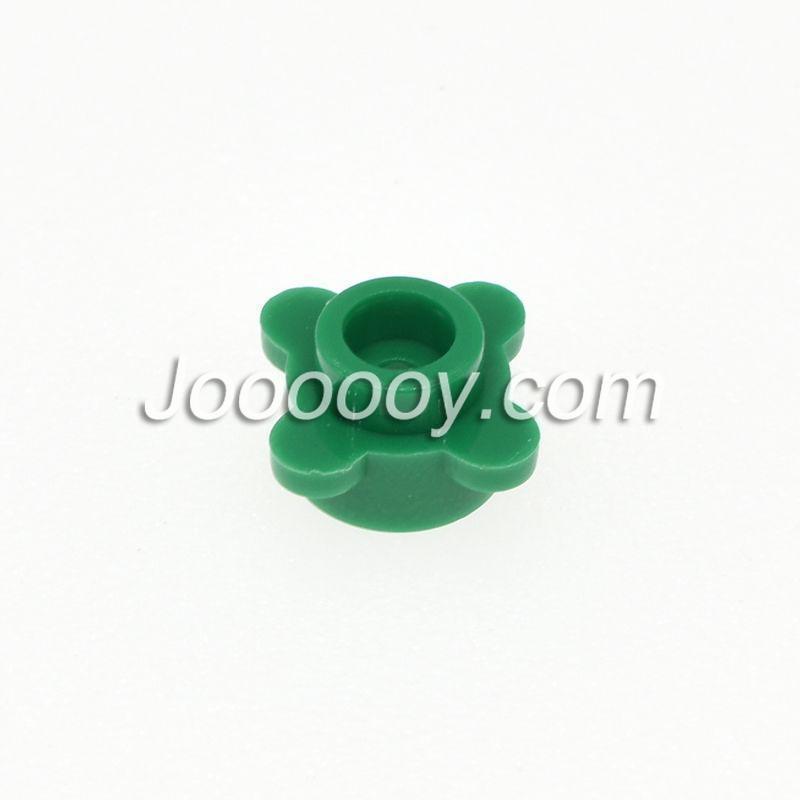 100 pcs 1*1 four-peta Flower Plant MOC bricks 33291