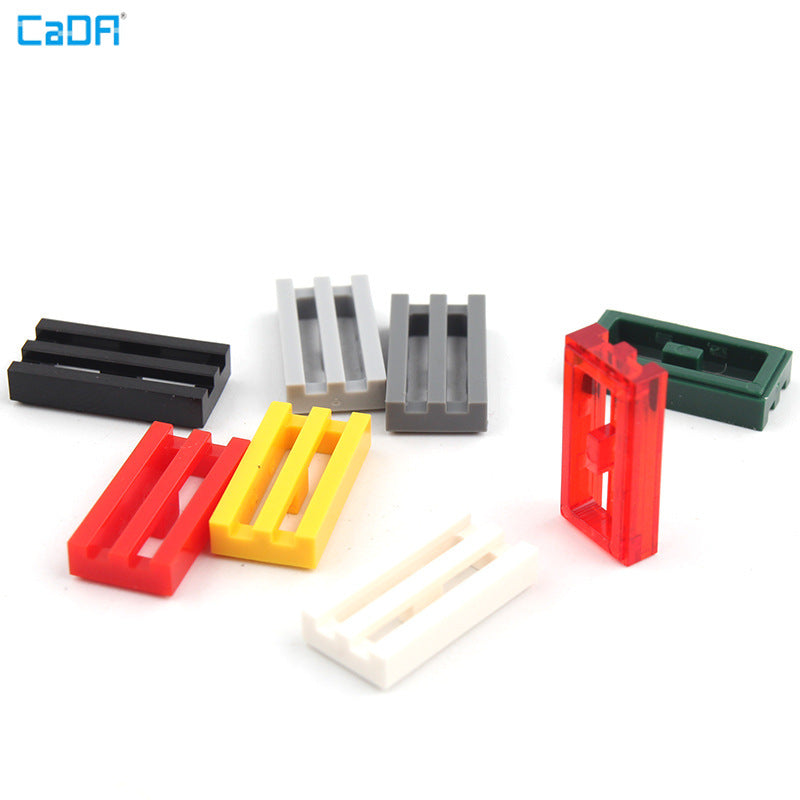 10pcs Cada 241226 Tile Modified 1 x 2 Grille with Bottom Groove / Lip