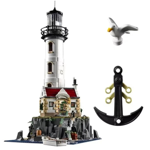 2065PCS Motorised Lighthouse – Joy Bricks