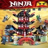 810Pcs LEDUO 76013 Temple of Airjitzu