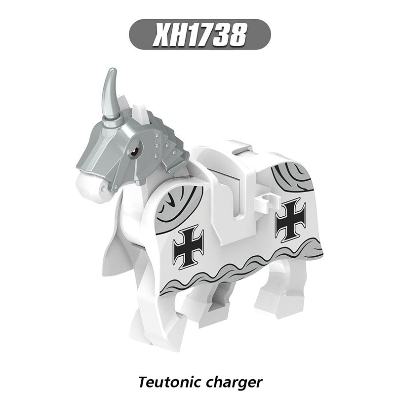 X0317 Medieval Series War Horse Mount Minifigures