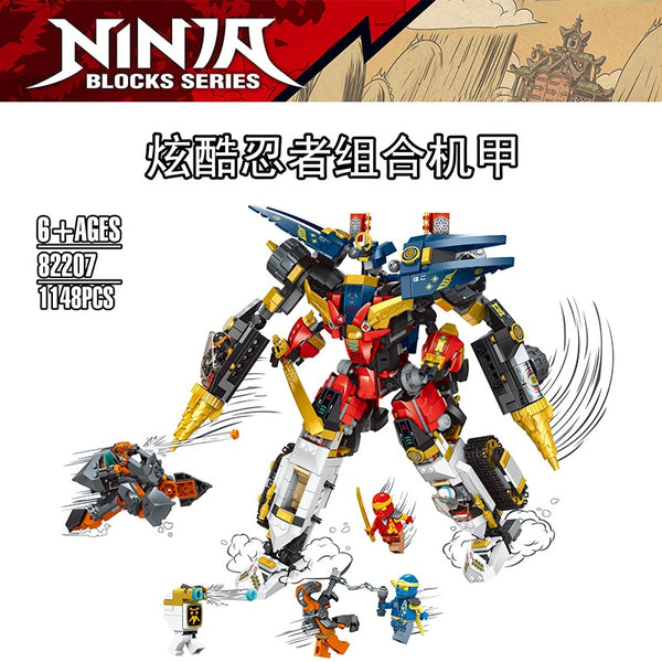 1148PCS 82207 Ninja Ultra Combo Mech – Joy Bricks