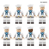 8pcs  Navy minifigures M8053