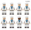 8pcs Navy minifigures M8053