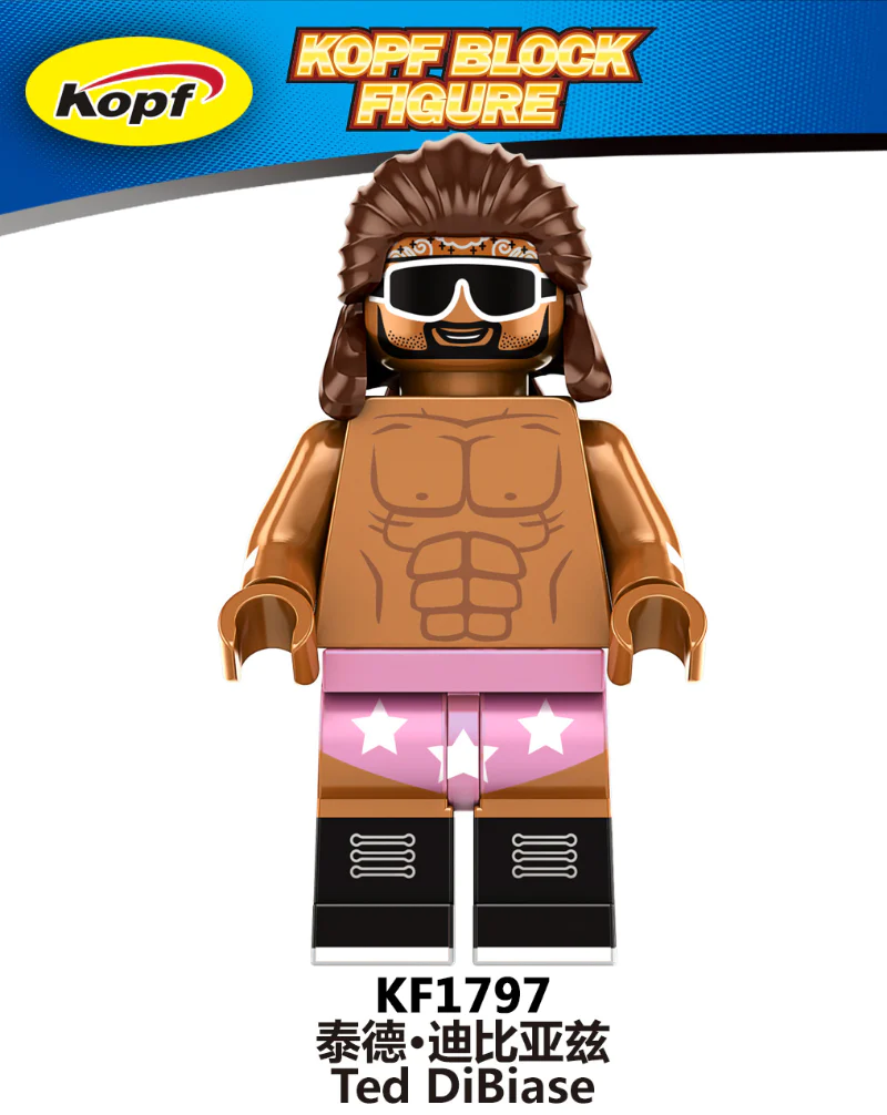 KF6171 Wrestler Randy John Steve Minifigures