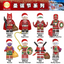 WM6104 Christmas series Super hero minifigures