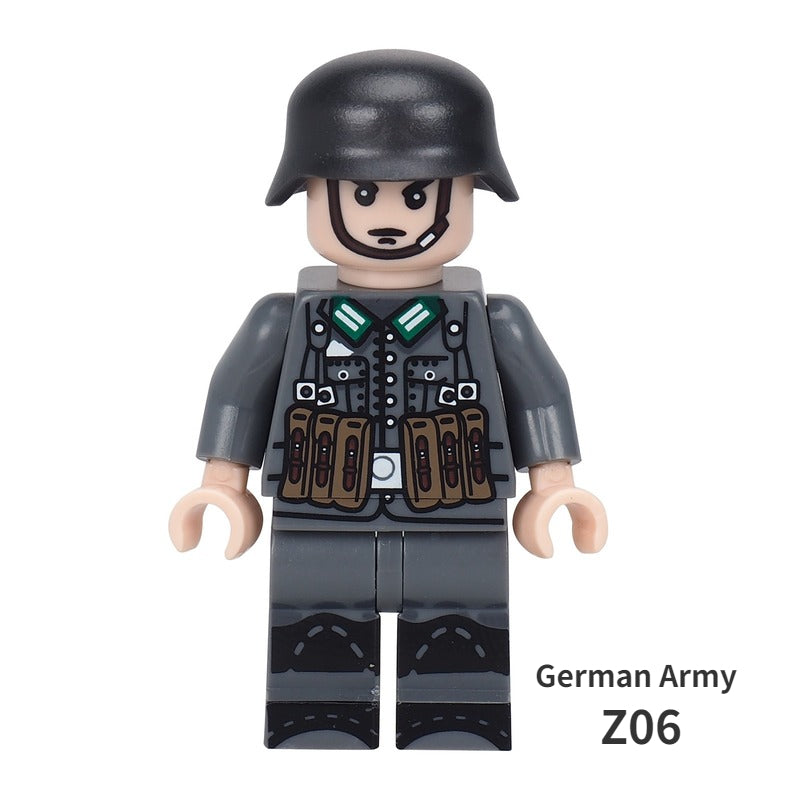 Z03-Z08 Military minifigures – Joy Bricks