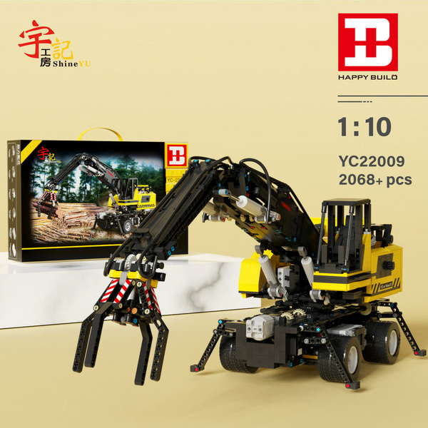 2068PCS Yuji Clamp Bucket Machine 1:10 – Joy Bricks