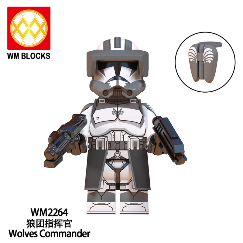 WM6128 TV Movie Series Clone Trooper Wolf Pack Minifigures Joy