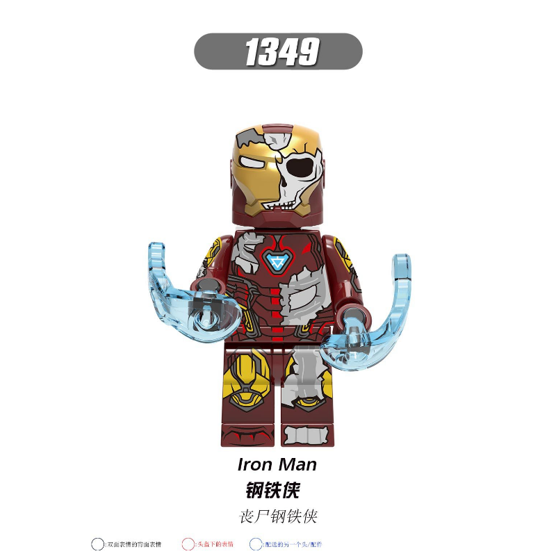 X0268 Superhero Series Dr. Lizard Fire Element Wind Element