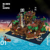 3520pcs Gejia 49016 Pirates of Barracuda Bay (Ideas original version)