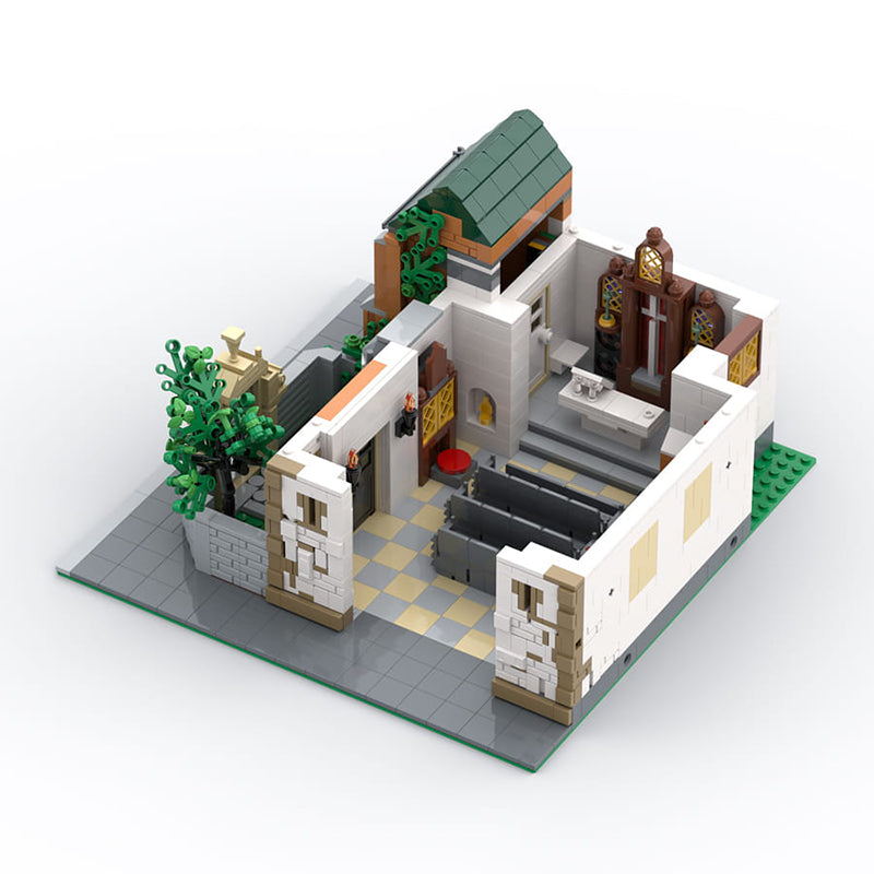 3056PCS MOC-124447 Andrew's Church