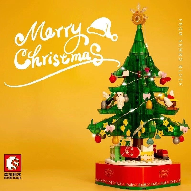 486PCS SEMBO 601097 Christmas tree music box