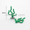 10 pcs 1*1 Sea Grass MOC bricks 30093