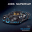 4031pcs+ The black Bugatti Chiron 1:8