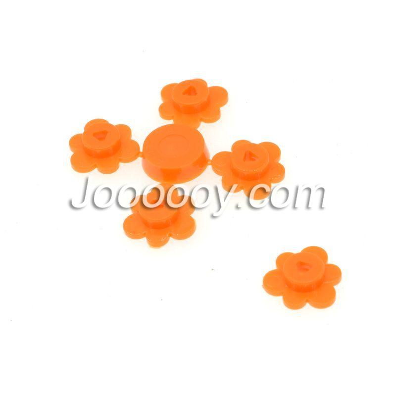 40pcs 1*1 six-peta Flower Plant MOC bricks 3742