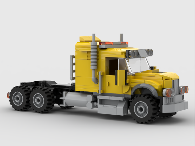 520pcs MOC-84964 Truck & Dump Trailer