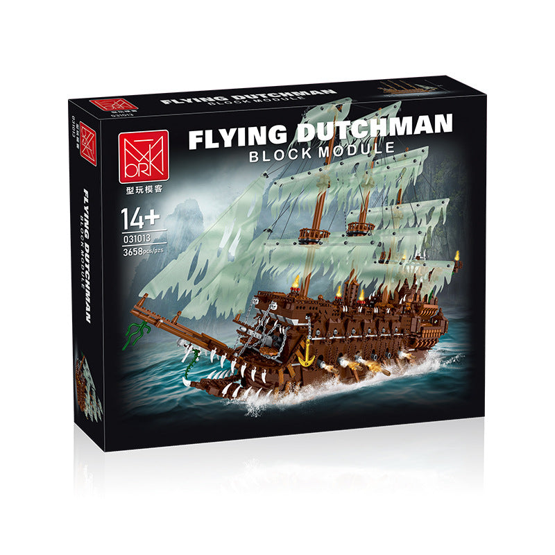 3652PCS  XMORK 031013 Flying Dutchman Caribbean Pirates Ship
