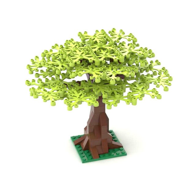 Big Tree Boulevard Plant Towering Trees MOC bricks