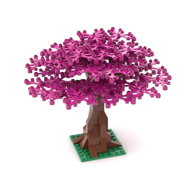 Big Tree Boulevard Plant Towering Trees MOC bricks