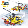1056pcs JISI3357 Technic Helicopter  2in1 Model