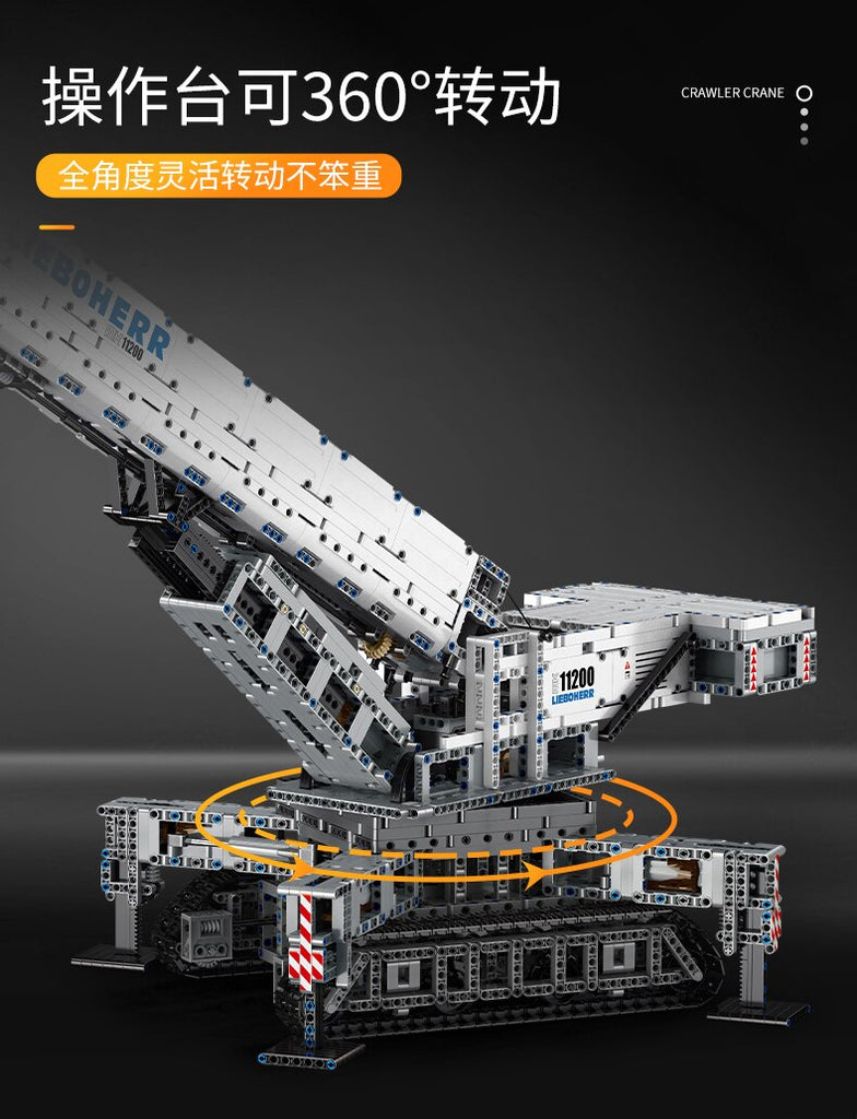 4000+PCS 17002 MOULDKING Crane Liebher LTR 11200