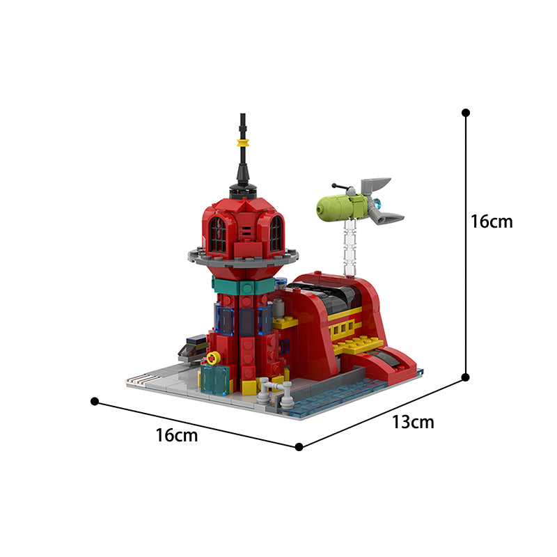 387PCS MOC-29365 Micro Planet Express
