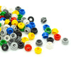 100pcs 1*1  Round Plates With Open MOC Bricks 85861 28626