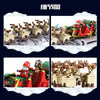 1318PCS Mould King 10015 Christmas Santa Sleigh