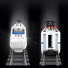 1808PCS Mould King12002 World Railway:CRH2 High-speed Train