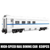 1808PCS Mould King12002 World Railway:CRH2 High-speed Train