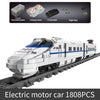 1808PCS Mould King12002 World Railway:CRH2 High-speed Train