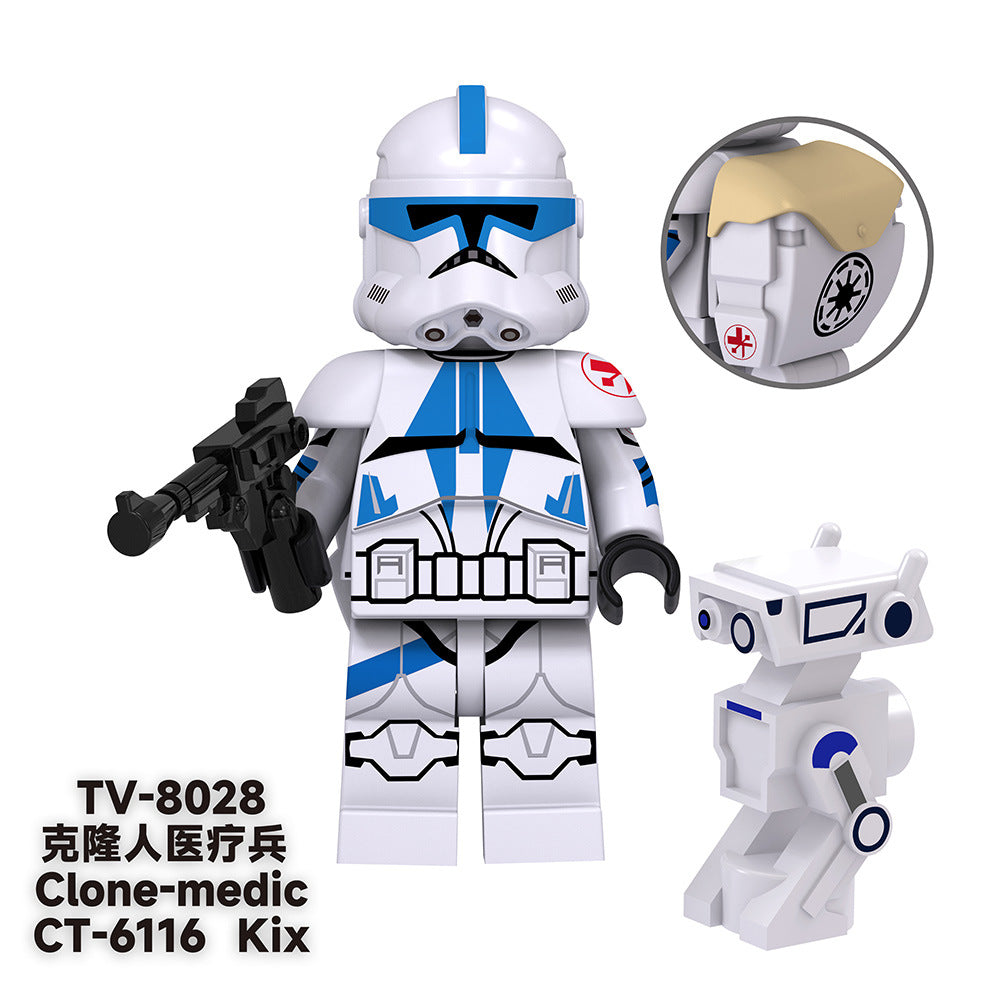 TV6104 Sci-fi series Baccarat Commander Rey Kailoren Minifigures