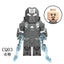 CQ03 Whip Armor Helmet Villain Minifigures