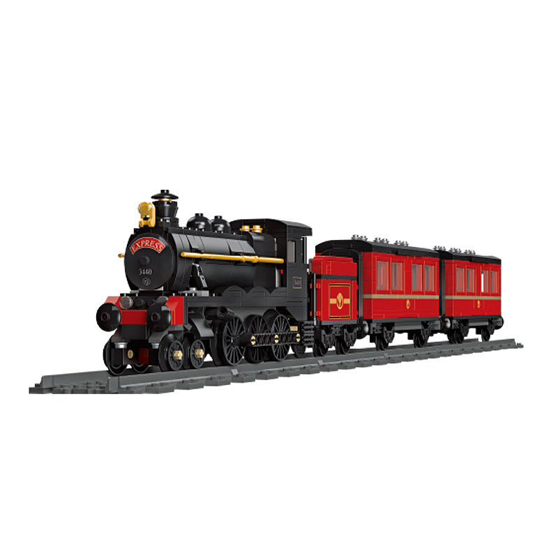 MOULD KING 12025 Orient Express-French Railways SNCF 231 Steam Locomotive  Train With Motor Model Bricks