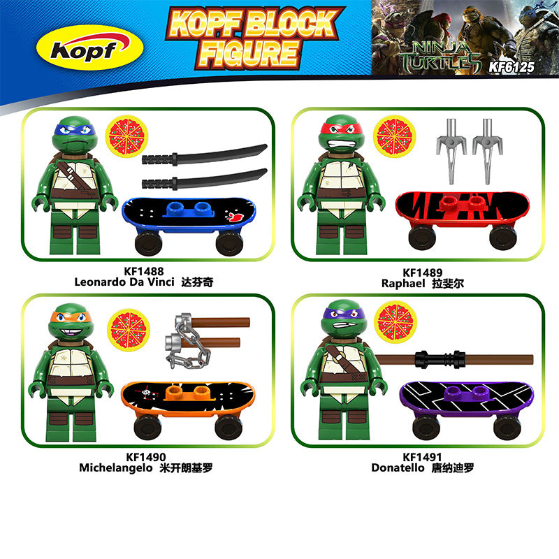 KF6125 Teenage Mutant Ninja Turtles minifigures – Joy Bricks