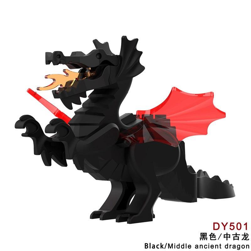 DY509-516 Medieval Fire Dragon Medieval Castle Lion King Knight