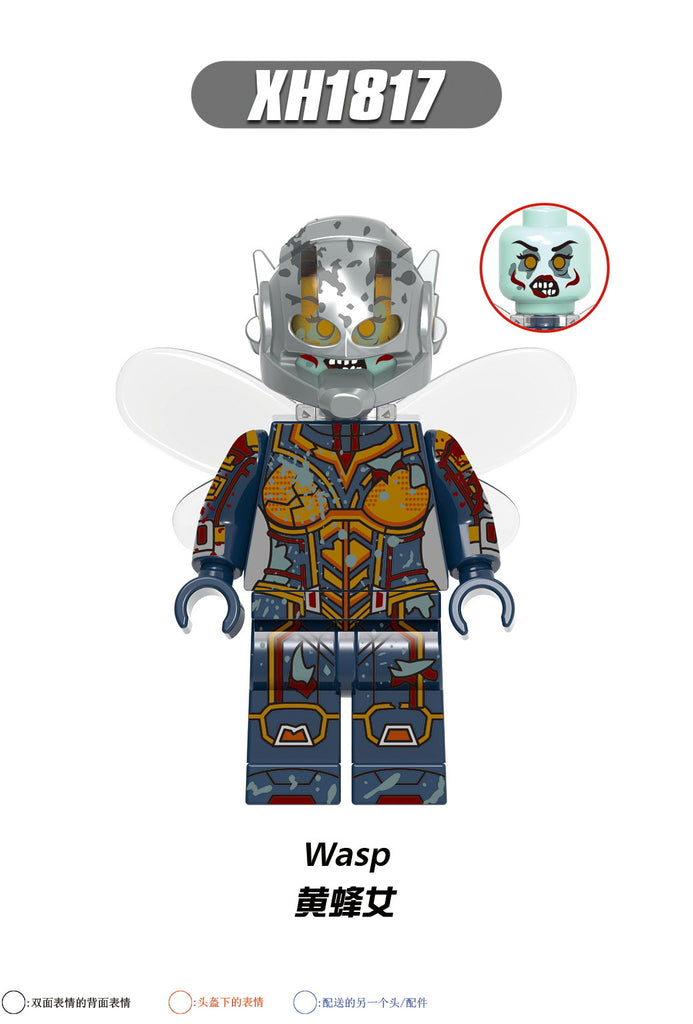 Zombie Edition Super heros Minifigure X0325