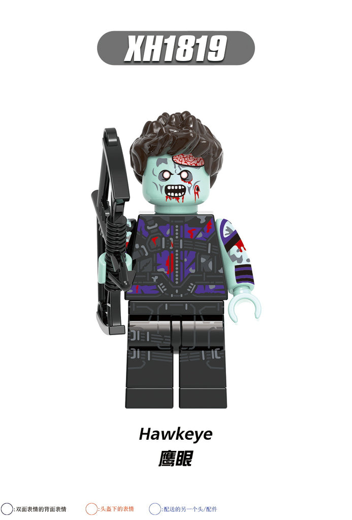 Zombie Edition Super heros Minifigure X0325
