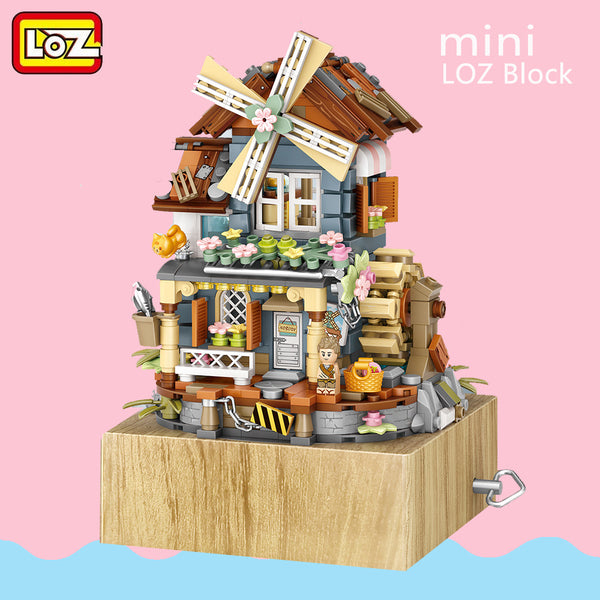 799PCS Loz1239 Windmill Music Box(MINI BRICKS) – Joy Bricks
