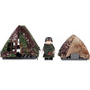 MOC WW2 soldier camouflage tent Minifigure Weapon Accessories
