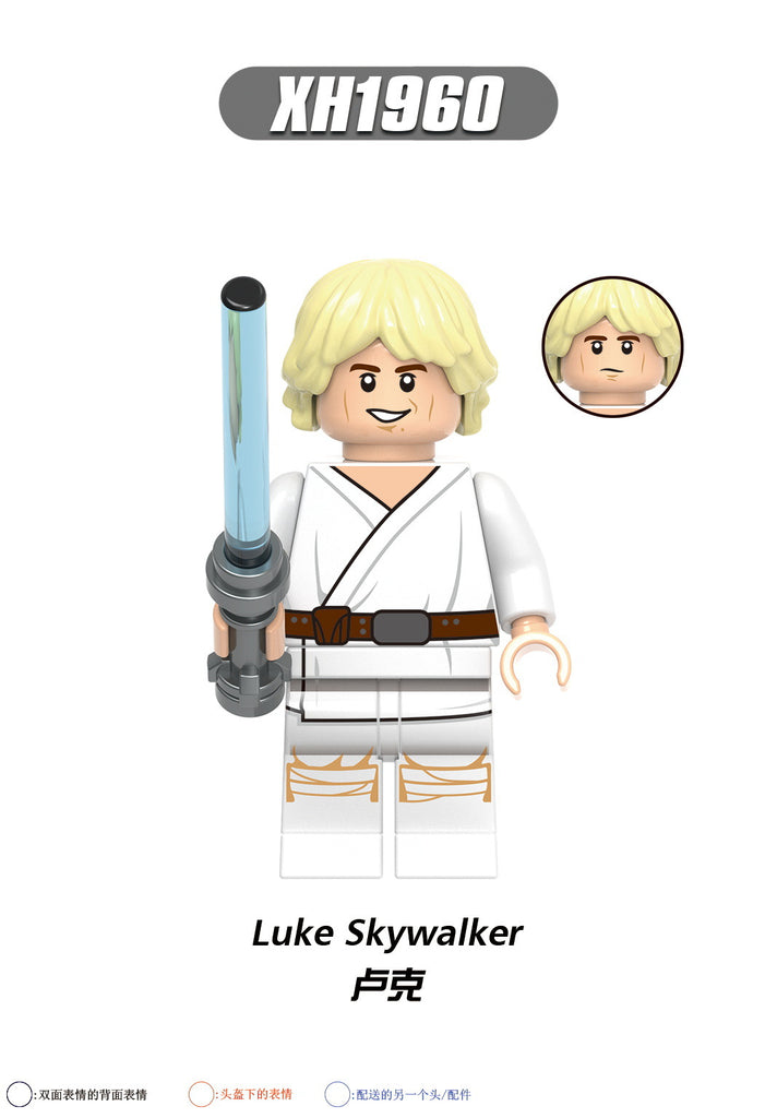 X0343 star wars series boba luke carla minifigures