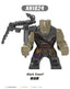 XH1824 superhero series black dwarf big minifigure