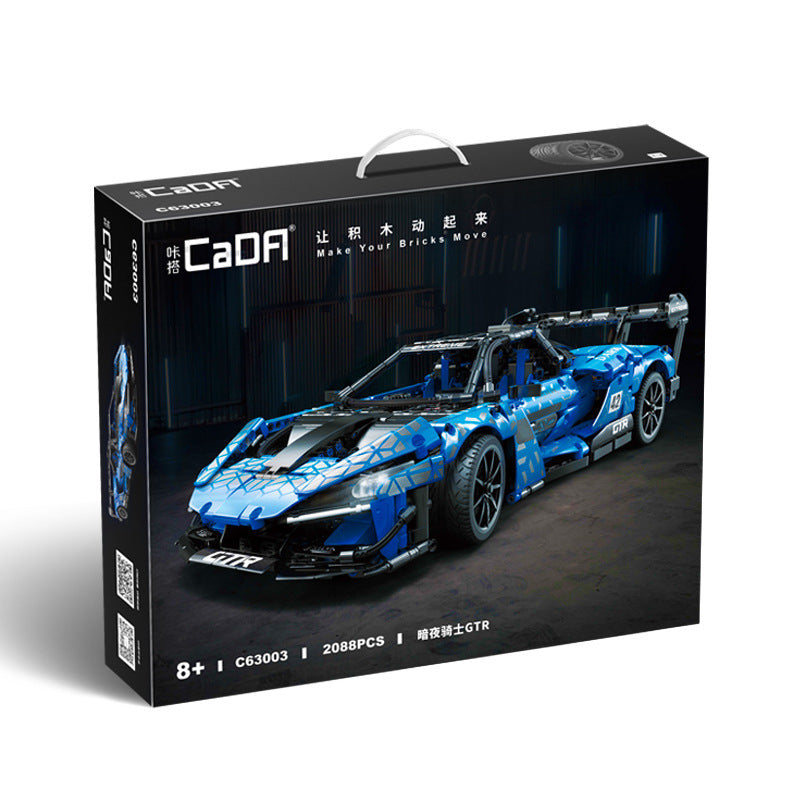 2088pcs CADA C63003 Dark Knight GTR 1:10