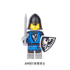 AH001- AH012 Medieval ancient rome knight soldier minifigure