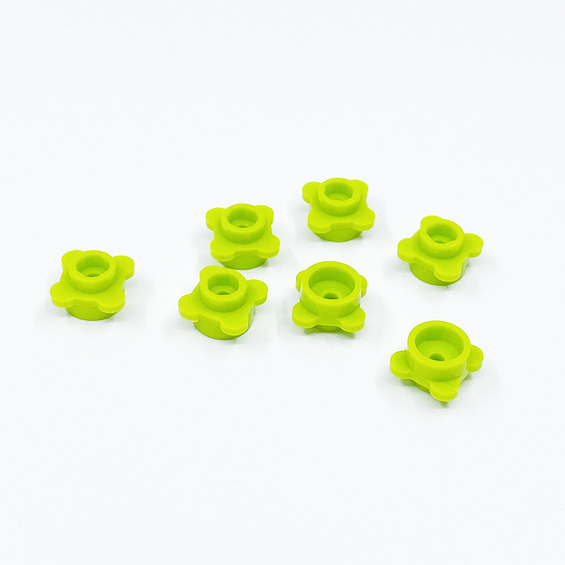 100 pcs 1*1 four-peta Flower Plant MOC bricks 33291